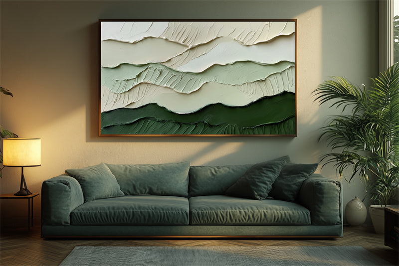 vipgallery Textured Green Landscape Art-240958