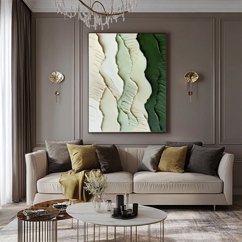 vipgallery Textured Green Landscape Art-240958