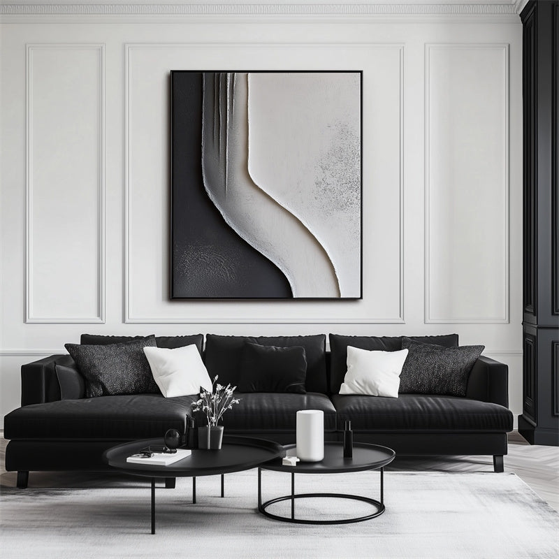 vipgallery Monochrome Flow Texture Art-241118