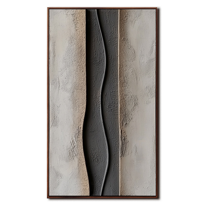 vipgallery Textured Waves in Earthy Neutrals-wp241148