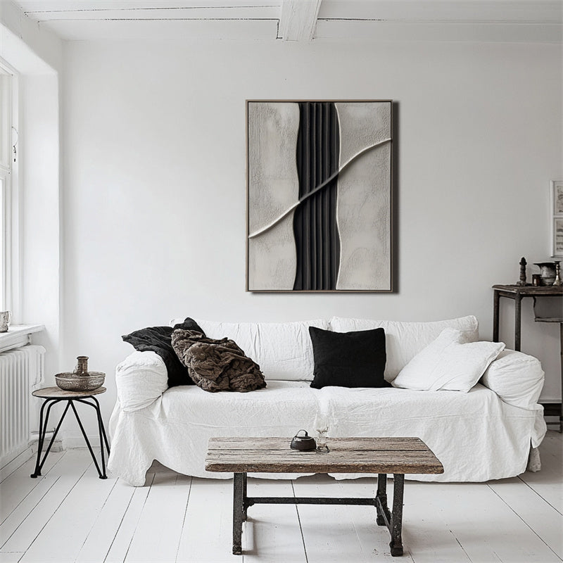 vipgallery Intersected Neutral Wall Sculpture-241178