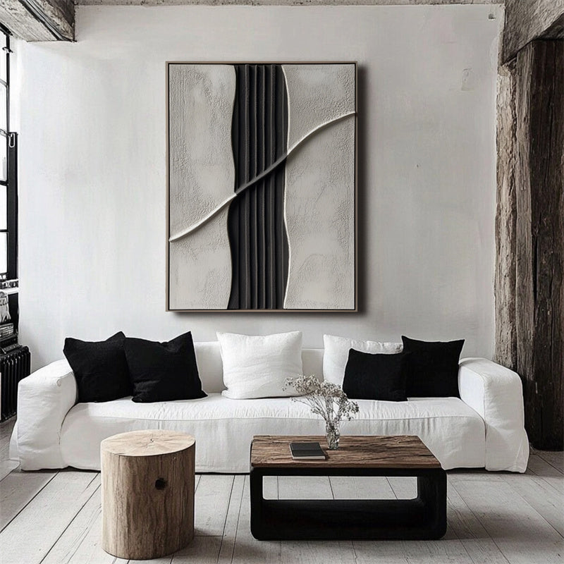 vipgallery Intersected Neutral Wall Sculpture-241178