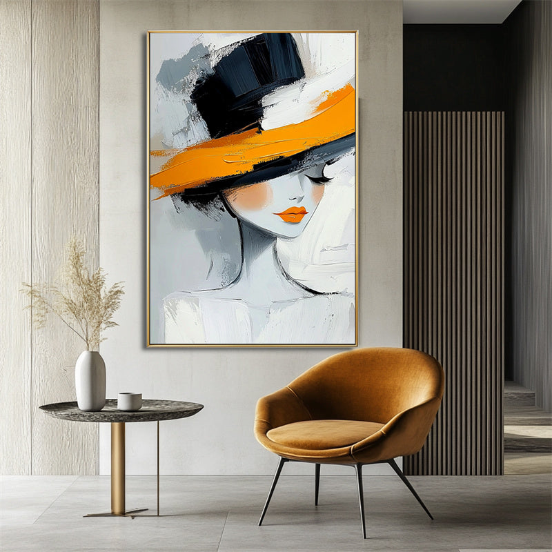 vipgallery Dynamic Black Wave Textured Art-241328