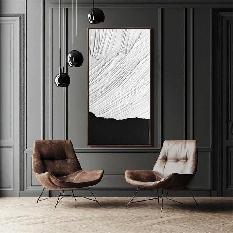 vipgallery Dual Textured Black & White Panels-wp241368