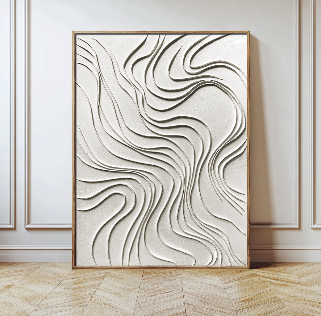 vipgallery Textured Waves in Soft Neutrals-wp241518