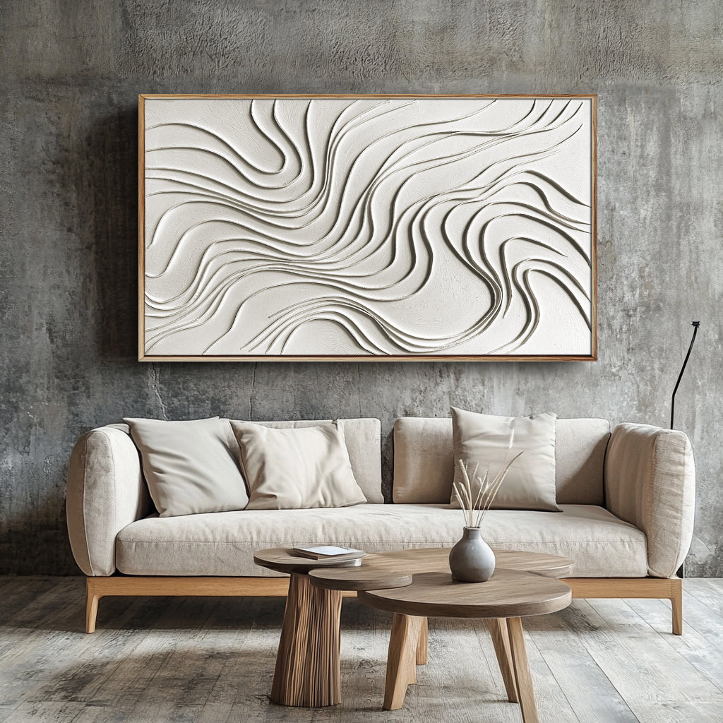 vipgallery Textured Waves in Soft Neutrals-wp241518