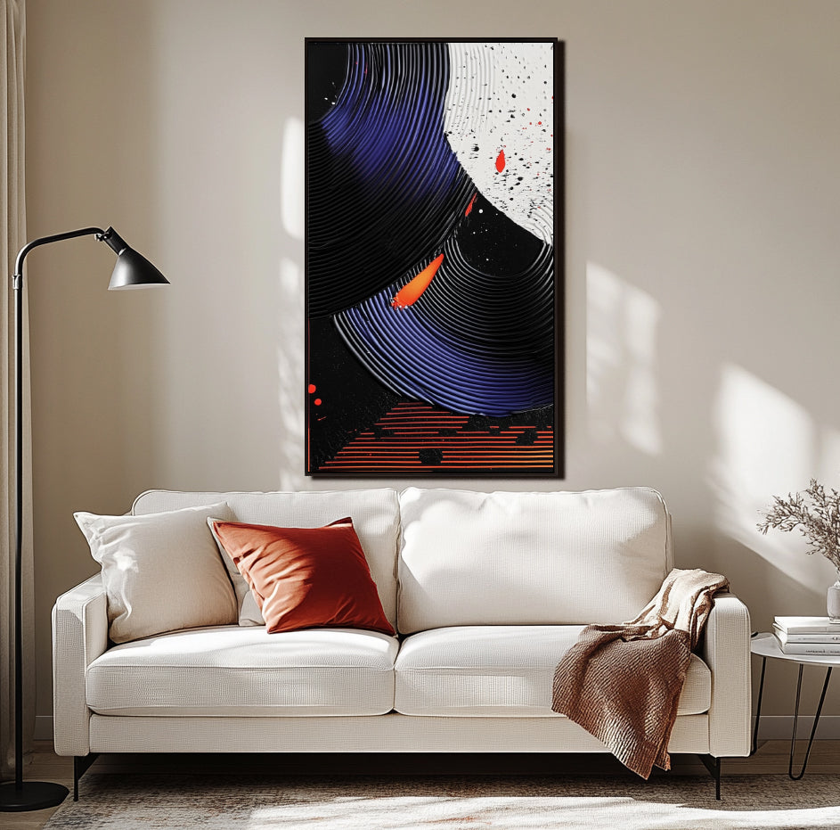 vipgallery Textured Abstract Seascape in Neutrals-wp241628