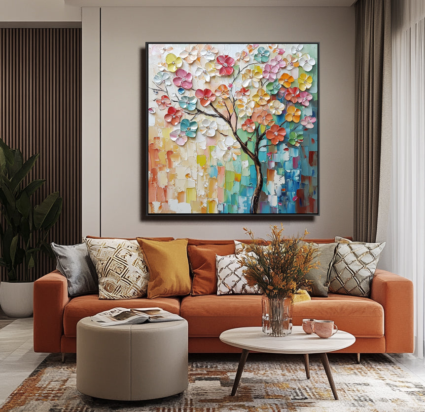 vipgallery Vibrant Blossom Tree Painting-wp241808