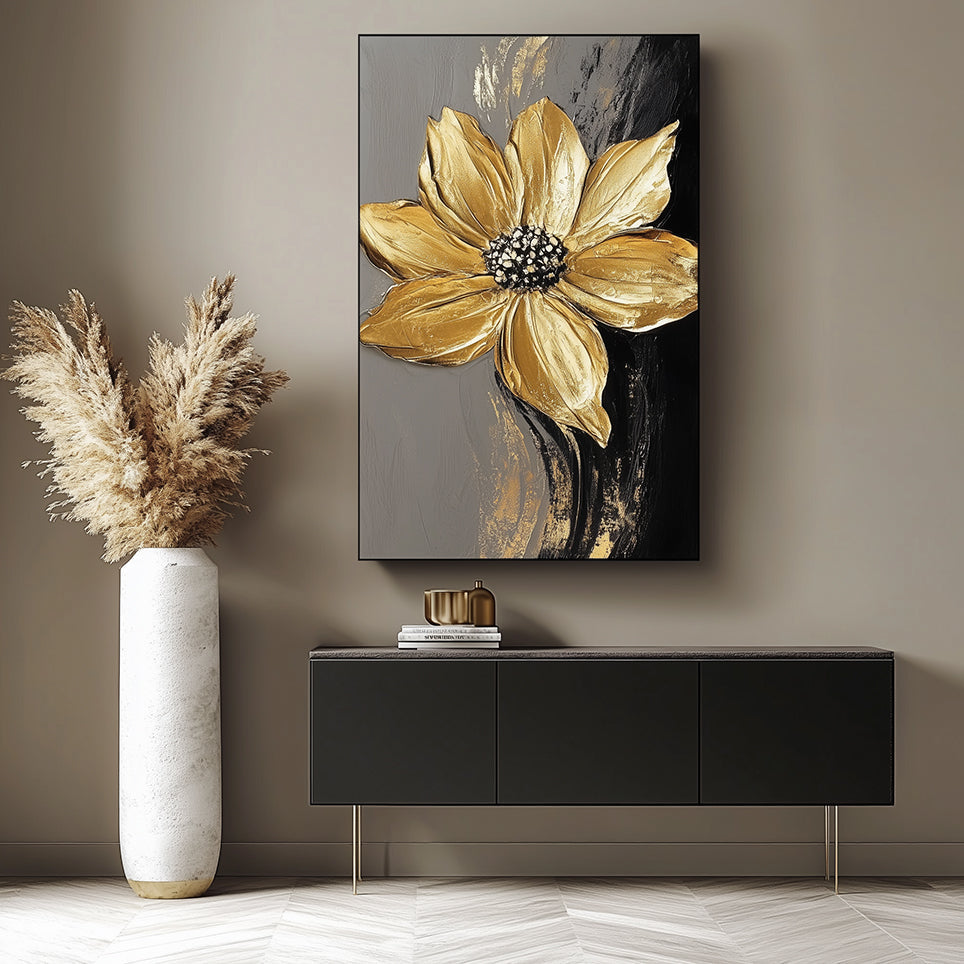 vipgallery Golden Radiance: Textured Bloom-wp241958
