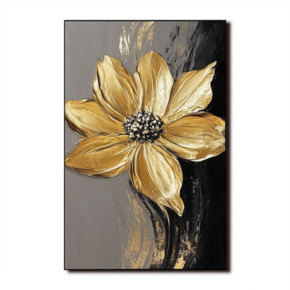 vipgallery Golden Radiance: Textured Bloom-wp241958
