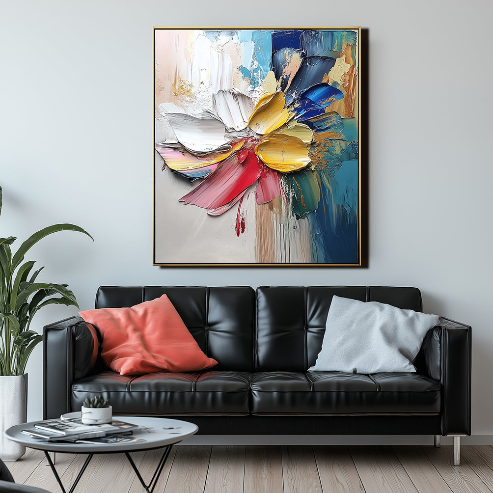 vipgallery Euphoria in Bloom: Abstract Textured Art-wp242358