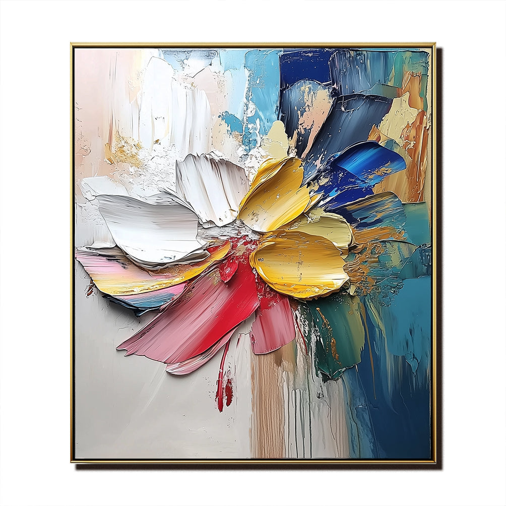 vipgallery Euphoria in Bloom: Abstract Textured Art-wp242358