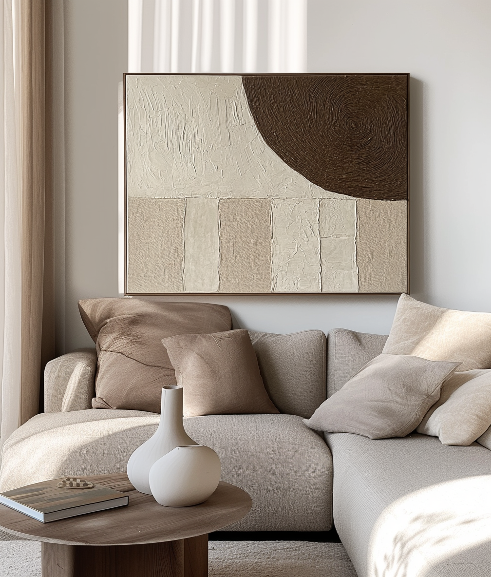 vipgallery Silent Waves: Textured Ocean Abstract-wp242408