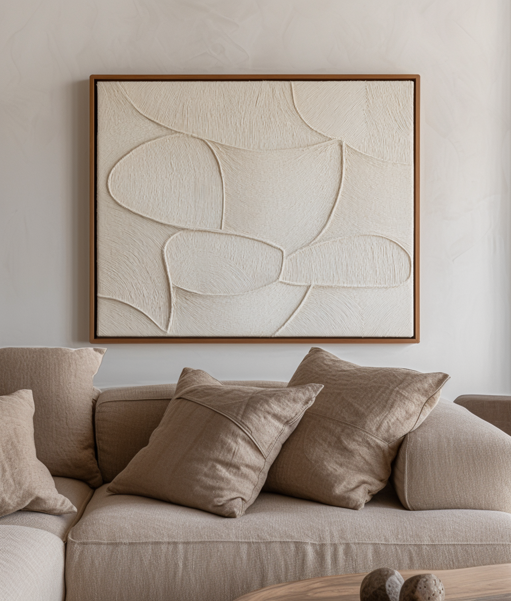 vipgallery Textured Abstract Ocean Waves in Soft Neutrals-wp242498