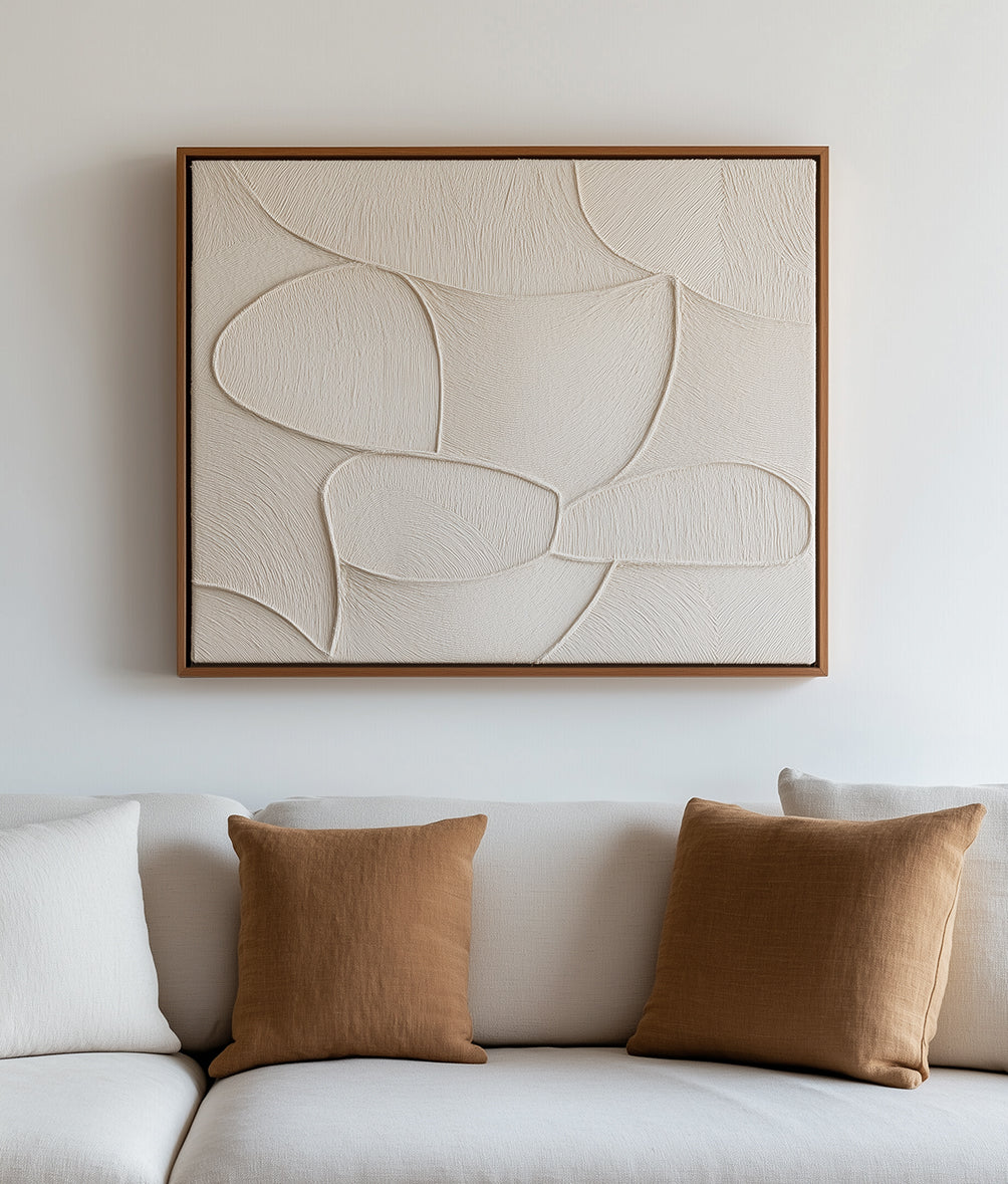 vipgallery Textured Abstract Ocean Waves in Soft Neutrals-wp242498