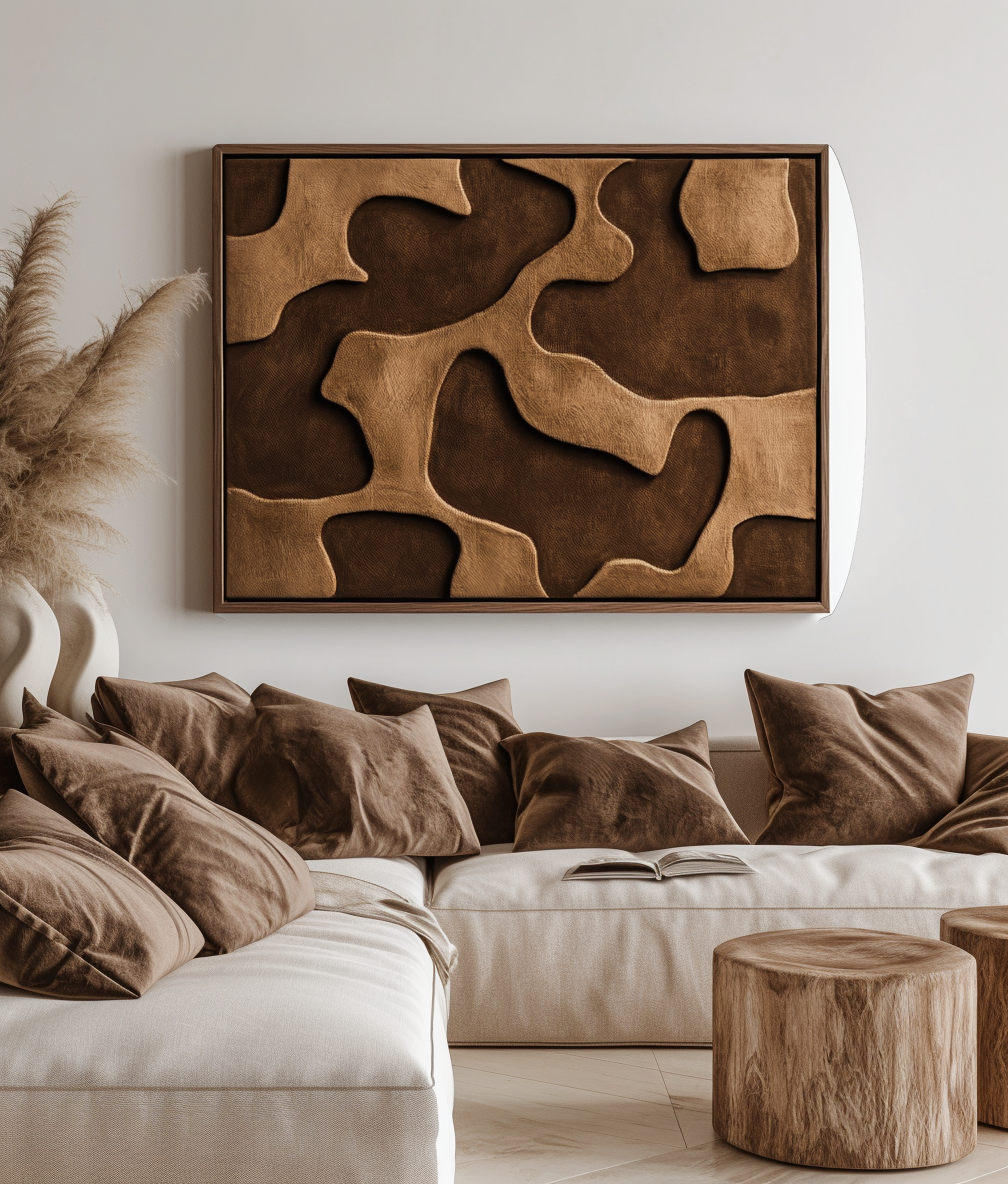 vipgallery Celestial Tides: Textured Ocean Abstract-wp242508