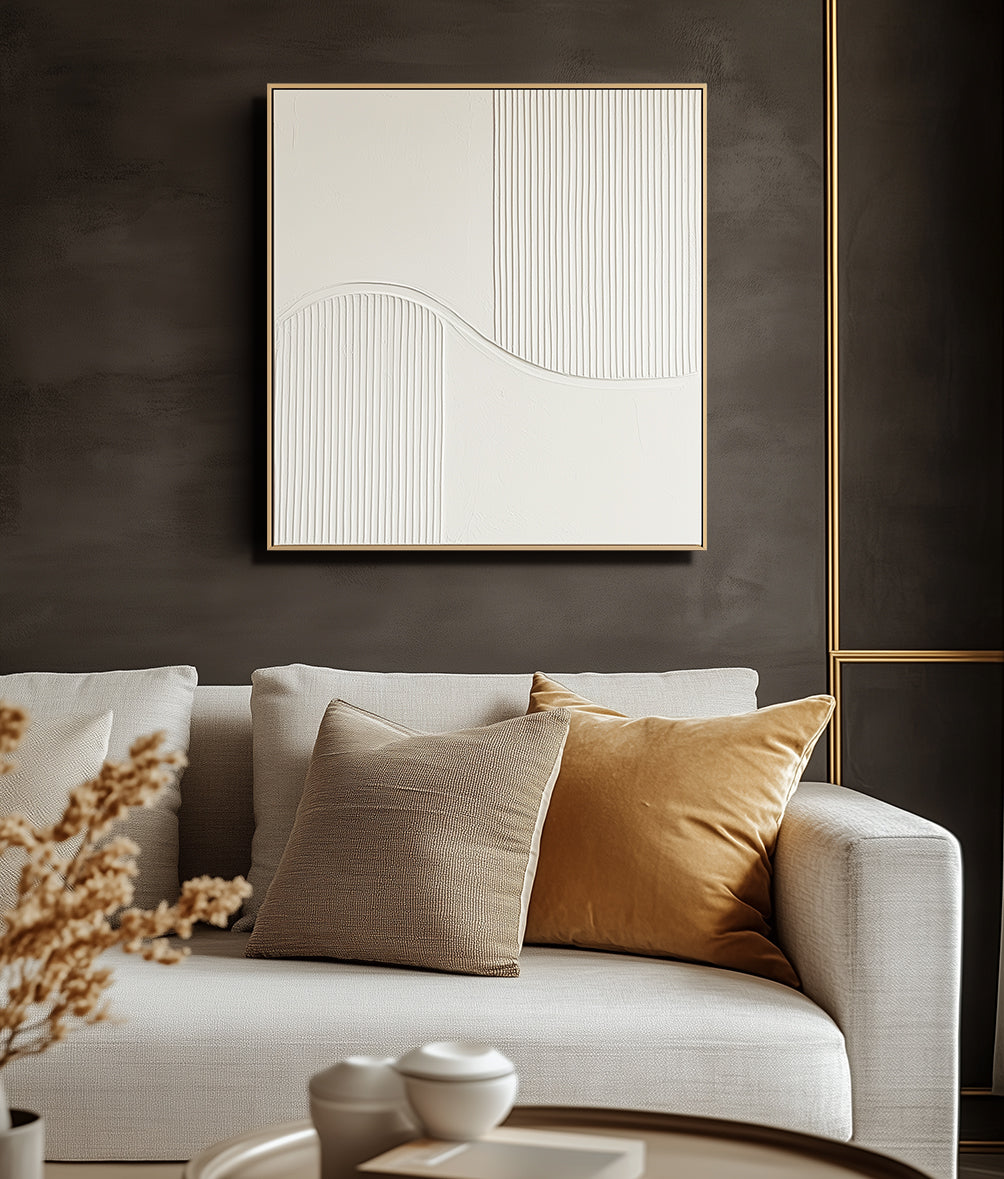 vipgallery Textured Abstract Ocean Waves in Soft Grays and Whites-wp242628