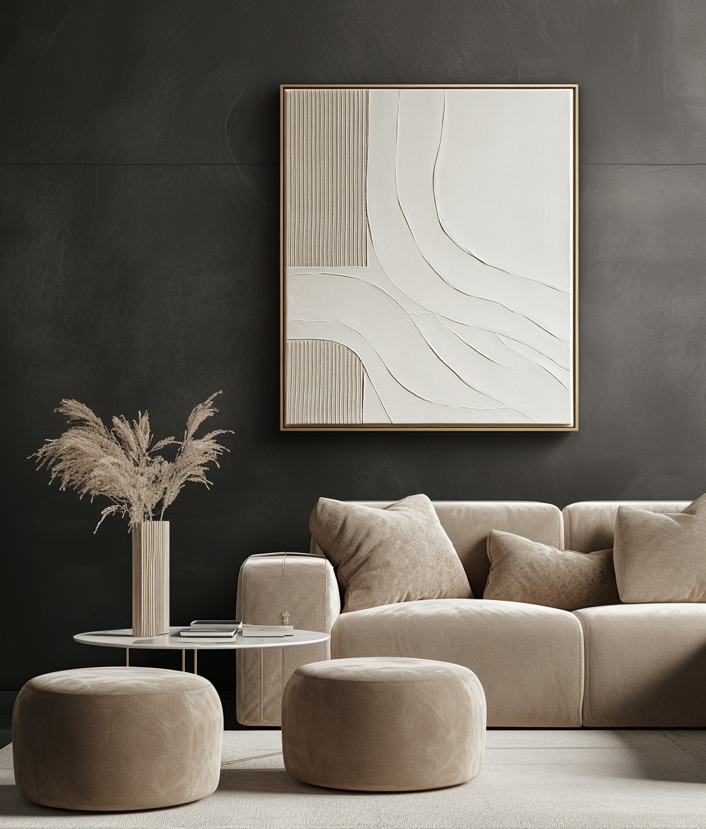 vipgallery Gentle Tides: Textured Ocean Abstract-wp242638