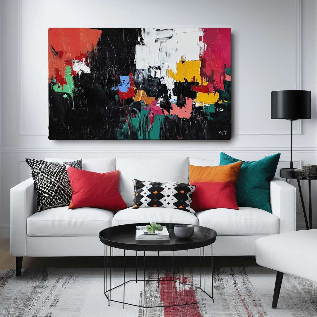 vipgallery Tranquil Horizon: Textured Ocean Art-wp242768