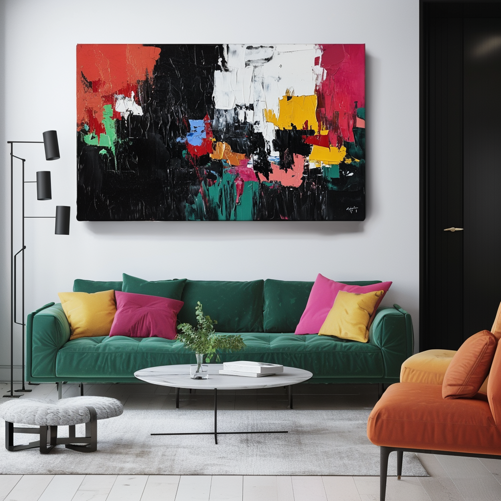 vipgallery Tranquil Horizon: Textured Ocean Art-wp242768