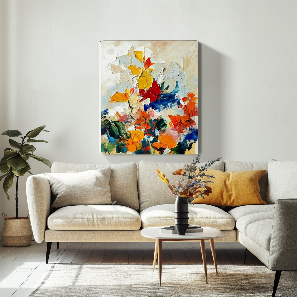 vipgallery Textured Abstract Landscape in Soft Neutrals-wp242898
