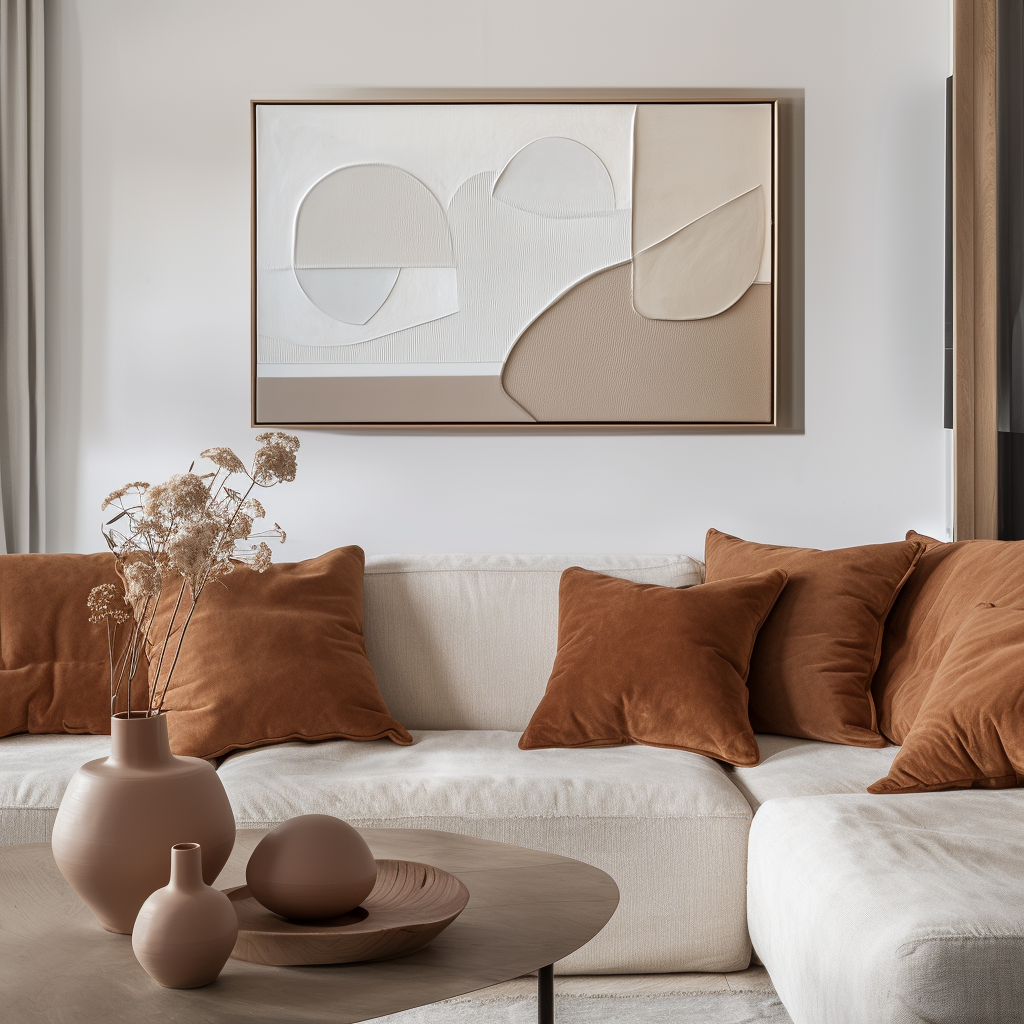 vipgallery Textured Abstract Waves in Muted Tones-wp242918