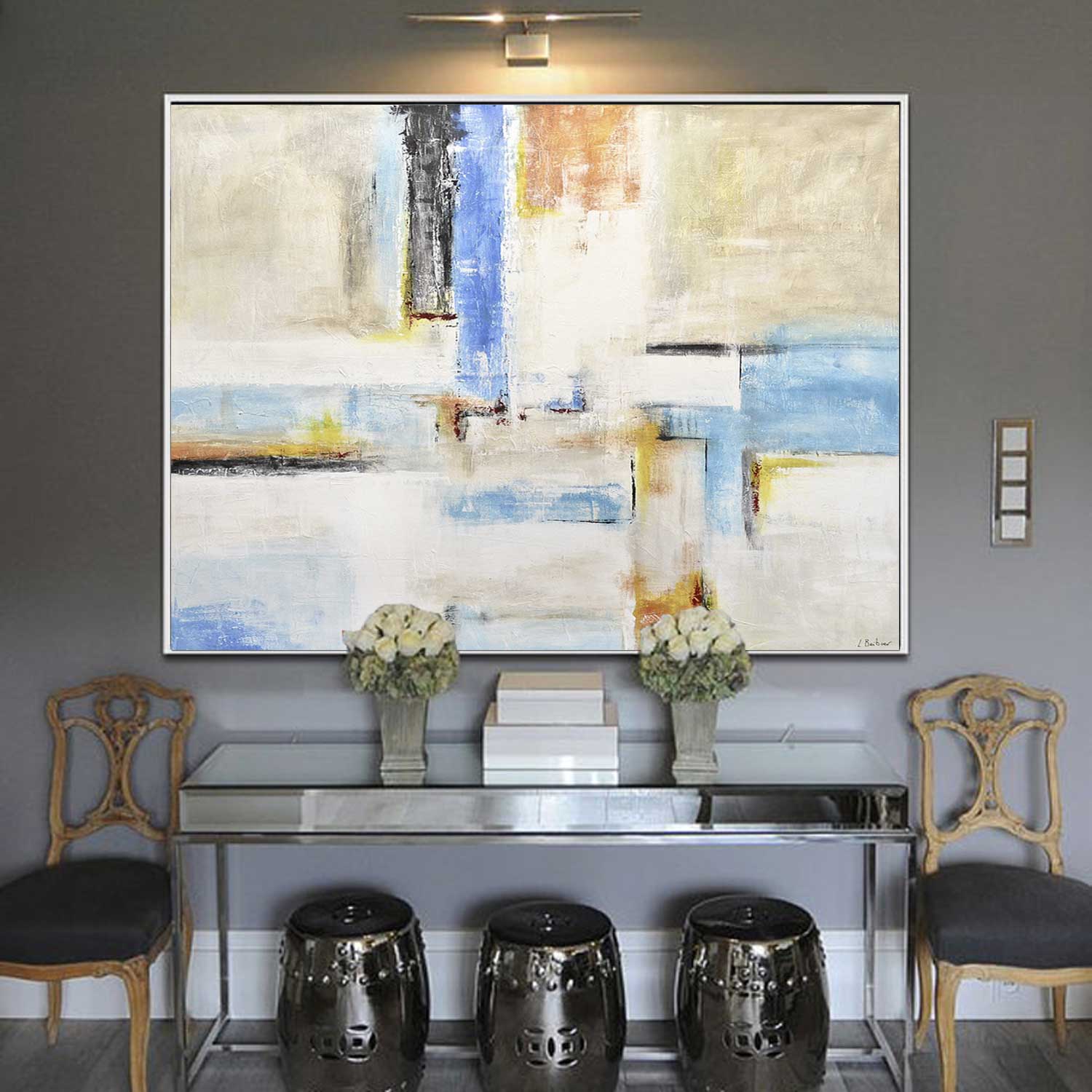 vipgallery Energy Filled Abstract Painting Bold Artwork "A New Day"