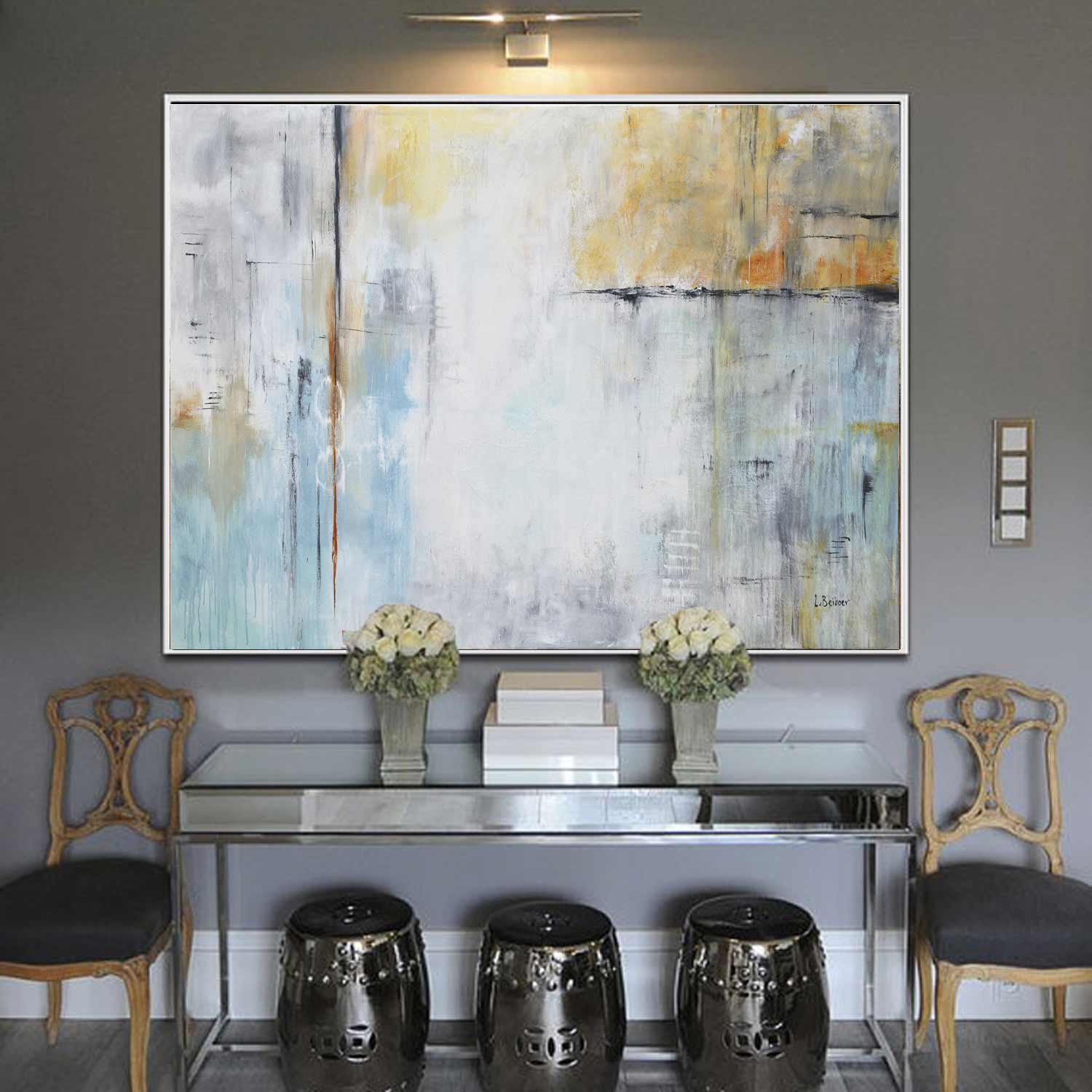 vipgallery Modern Abstract NYC Loft Style Painting "Urban Playground"