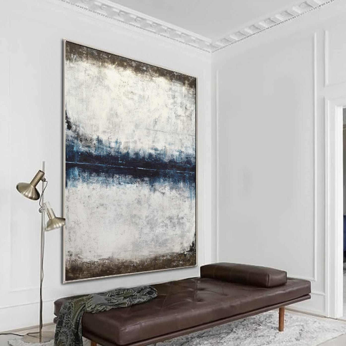 vipgallery Original Oil On Canvas Wall Art Painting "Centered"