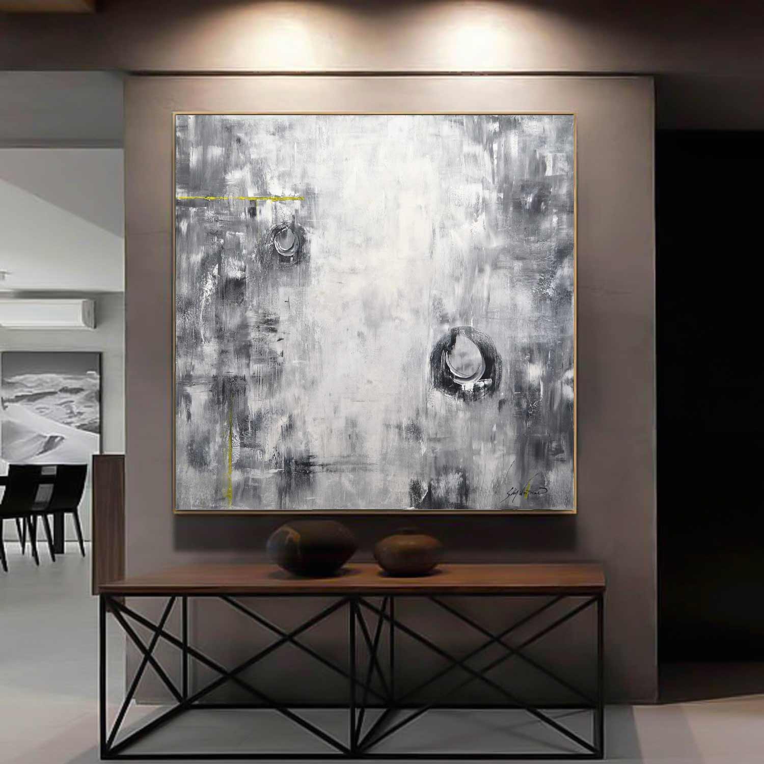 vipgallery Monochrome Painting Circles "Interpretations"