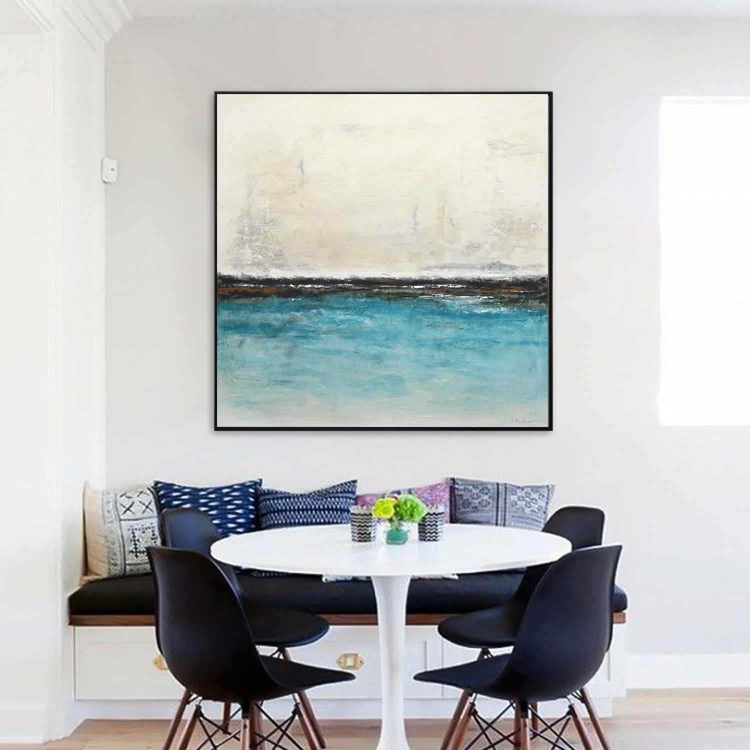 vipgallery Seashore Coastal Painting Blue Scenic Artwork "Escape"