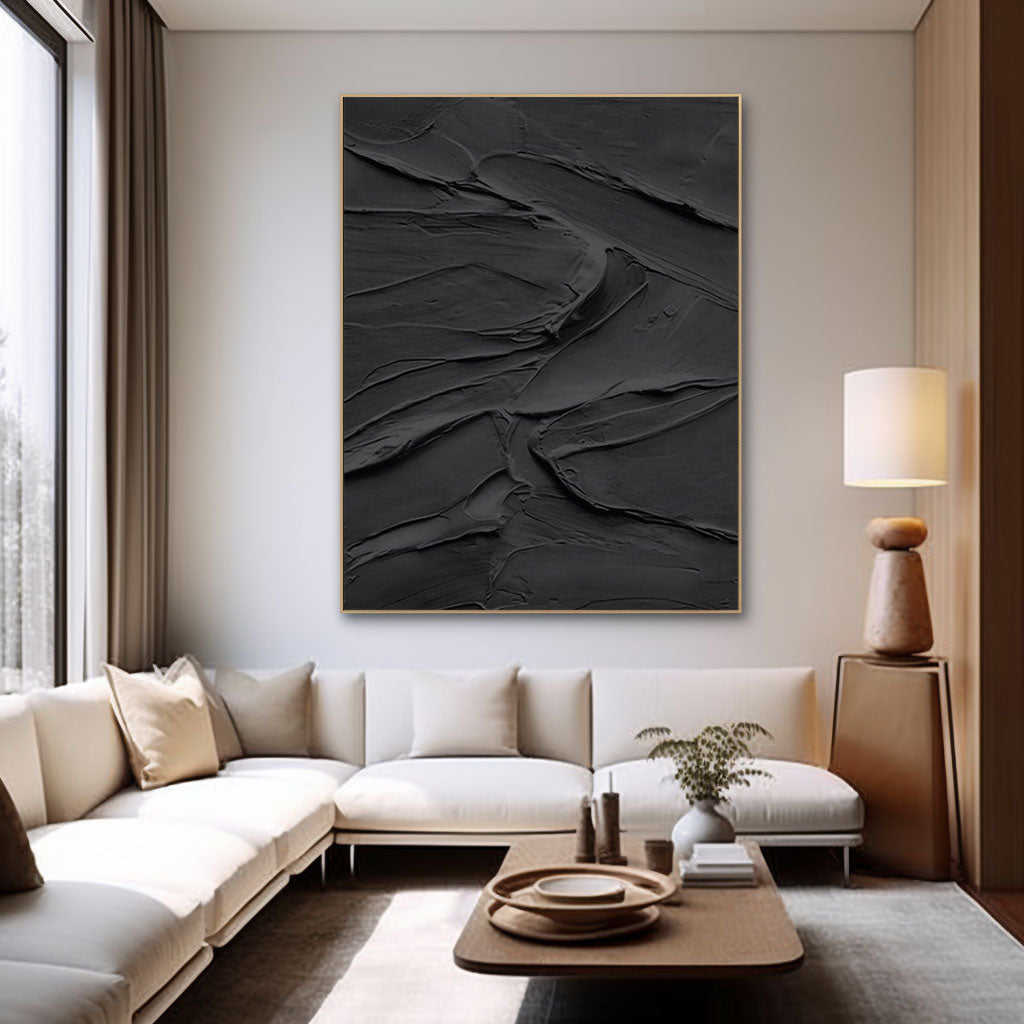 vipgallery Black & White Abstract Painting #CXA 024
