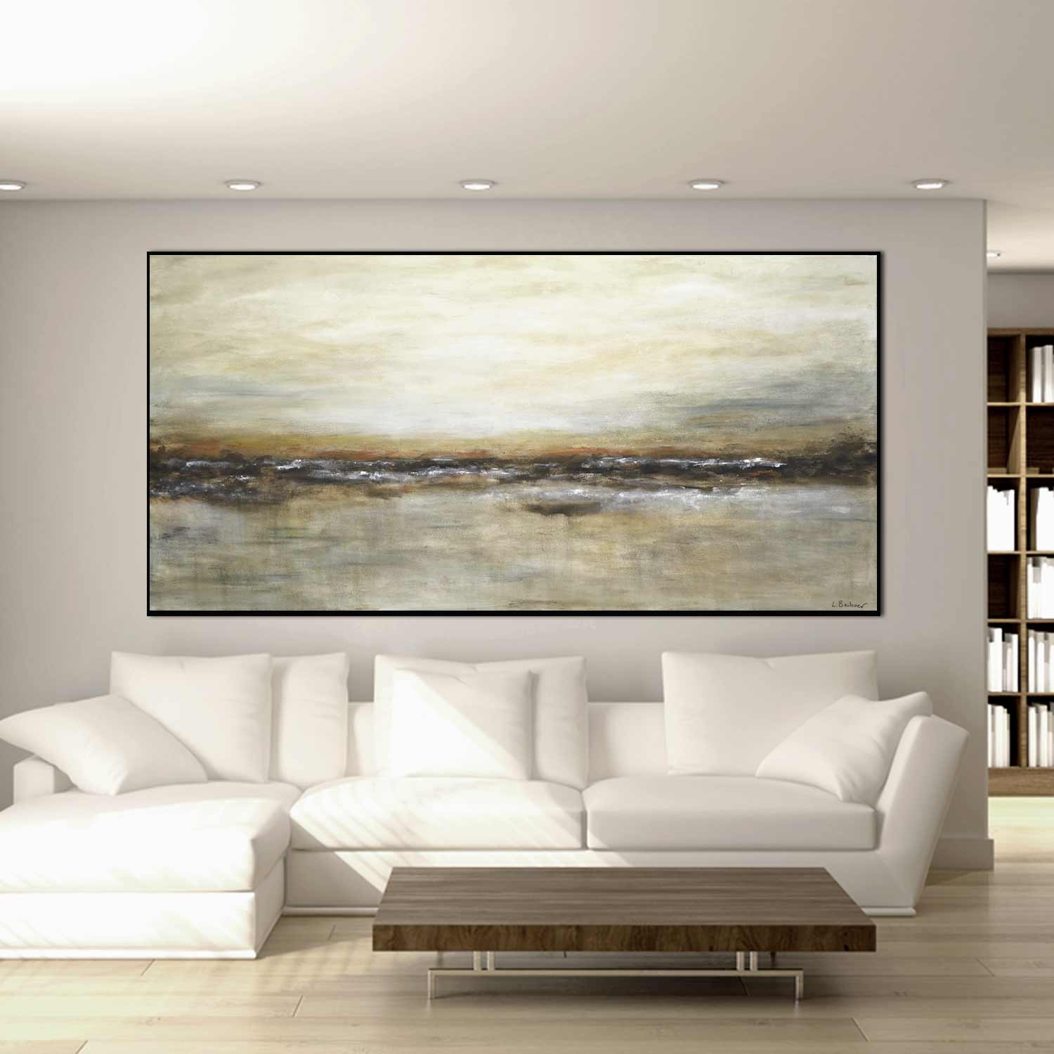 vipgallery Artwork Earth Tones Brown Sienna "Not Afraid"