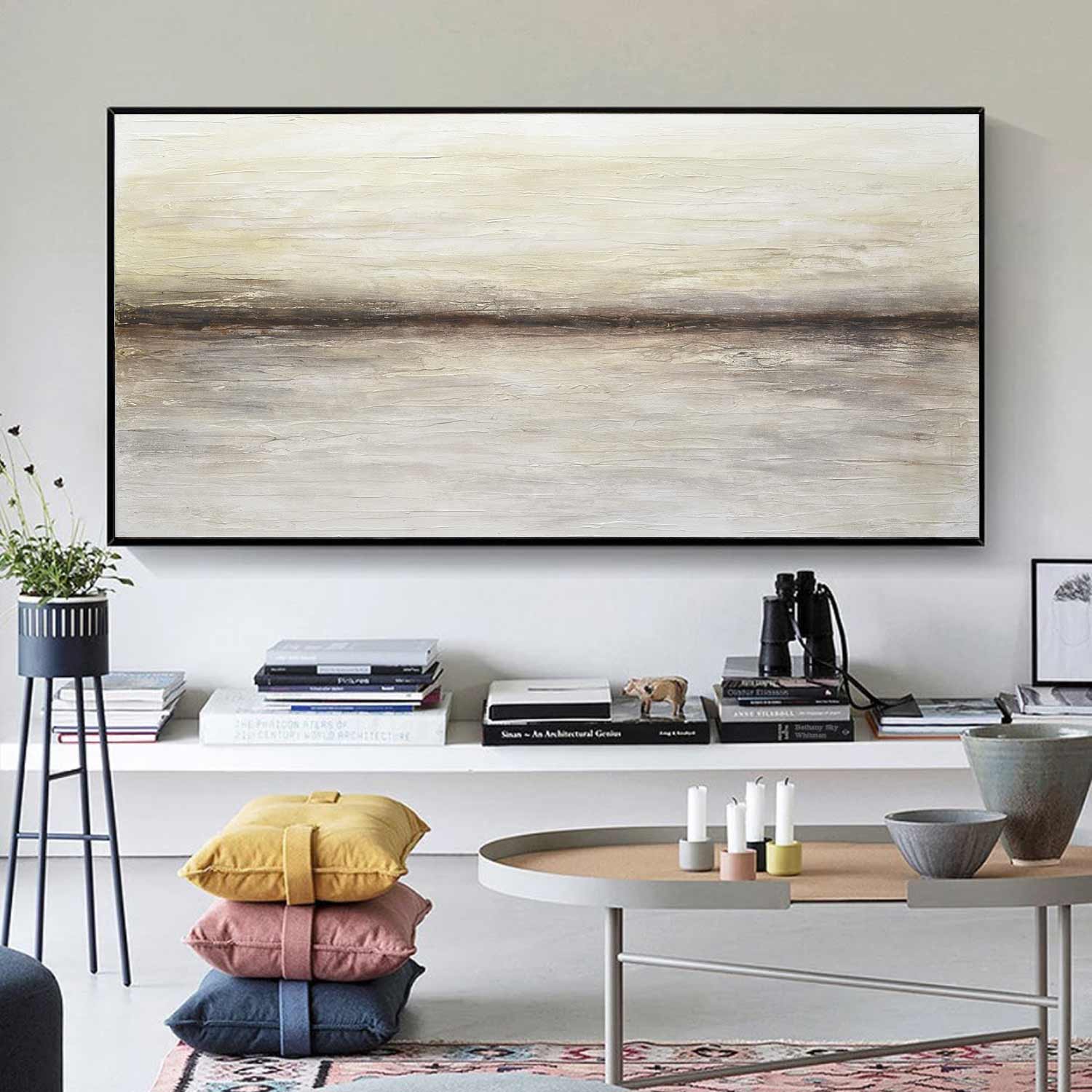 vipgallery Textured Serene Soothing Landscape Painting "Driven"