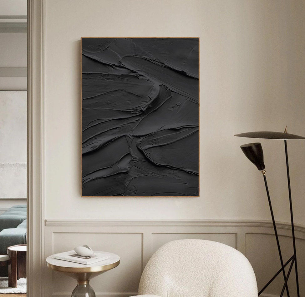 vipgallery Black & White Abstract Painting #CXA 024
