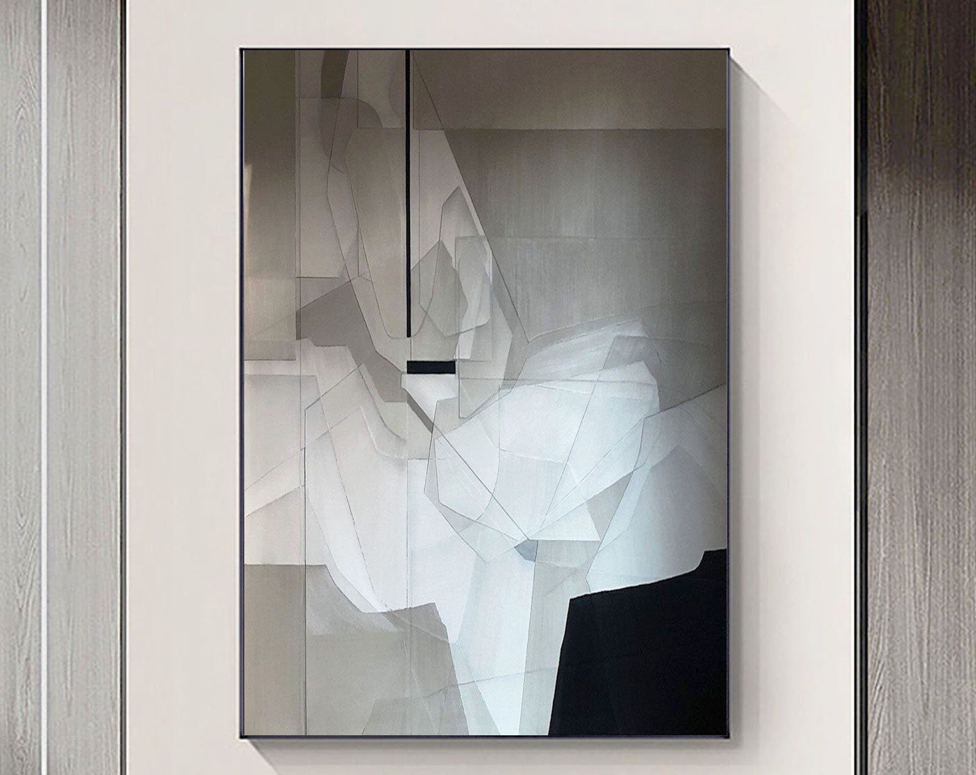 vipgallery Grey Minimalist Painting #CXA 012
