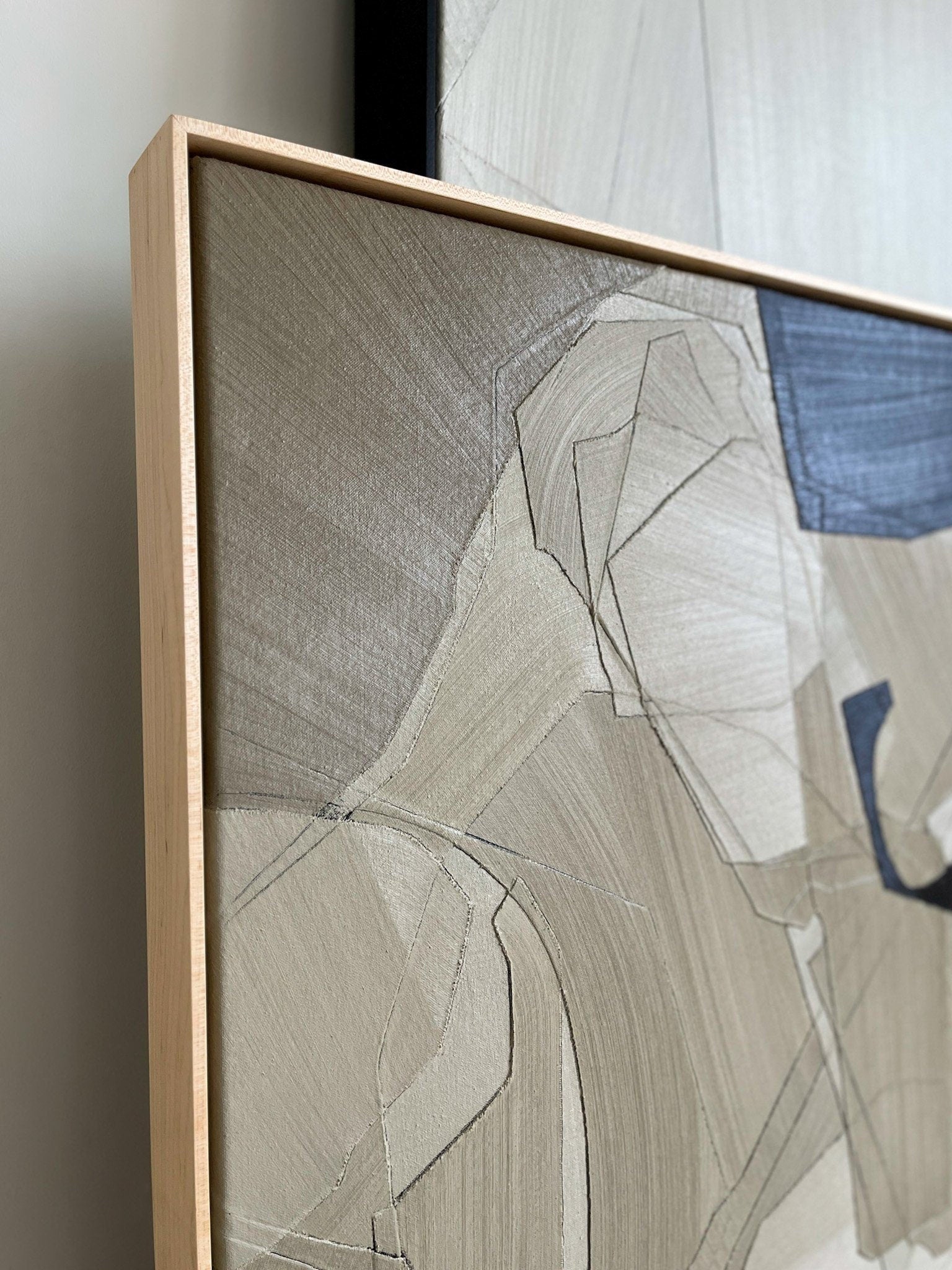 vipgallery Grey Minimalist Painting #CXA 008