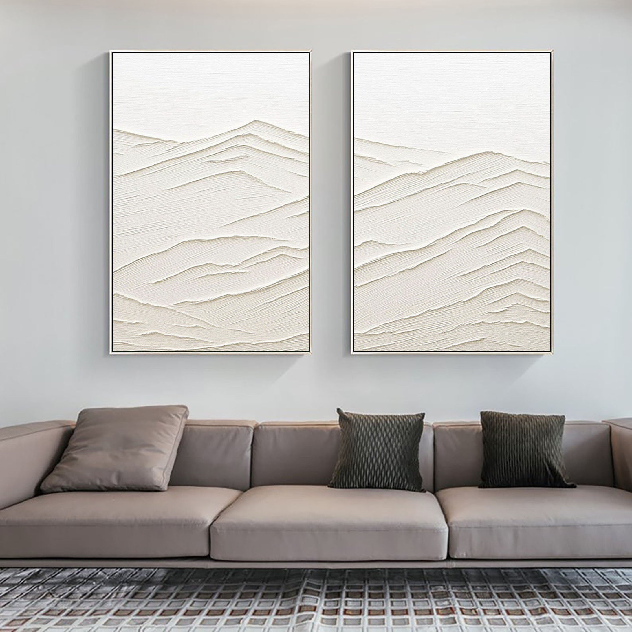 vipgallery Abstract Tranquility Painting SET OF 2 #CXA 004