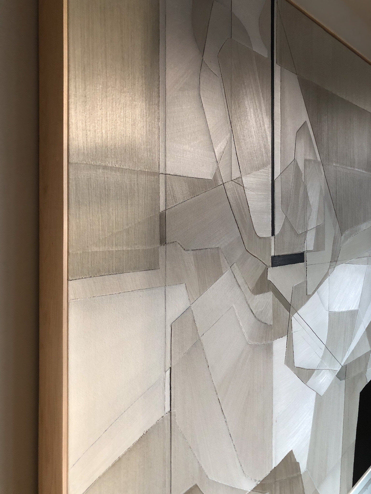 vipgallery Grey Minimalist Painting #CXA 012