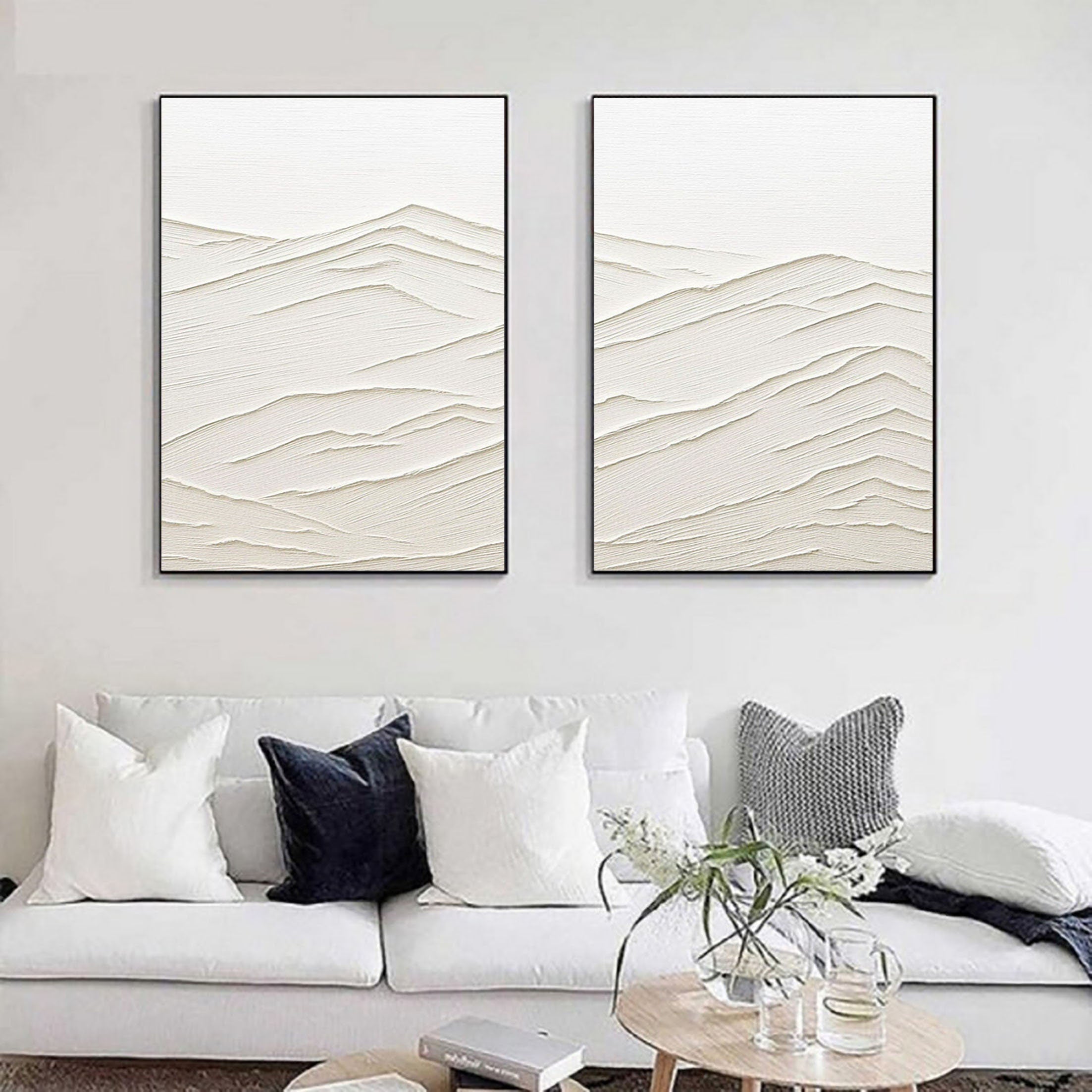 vipgallery Abstract Tranquility Painting SET OF 2 #CXA 004