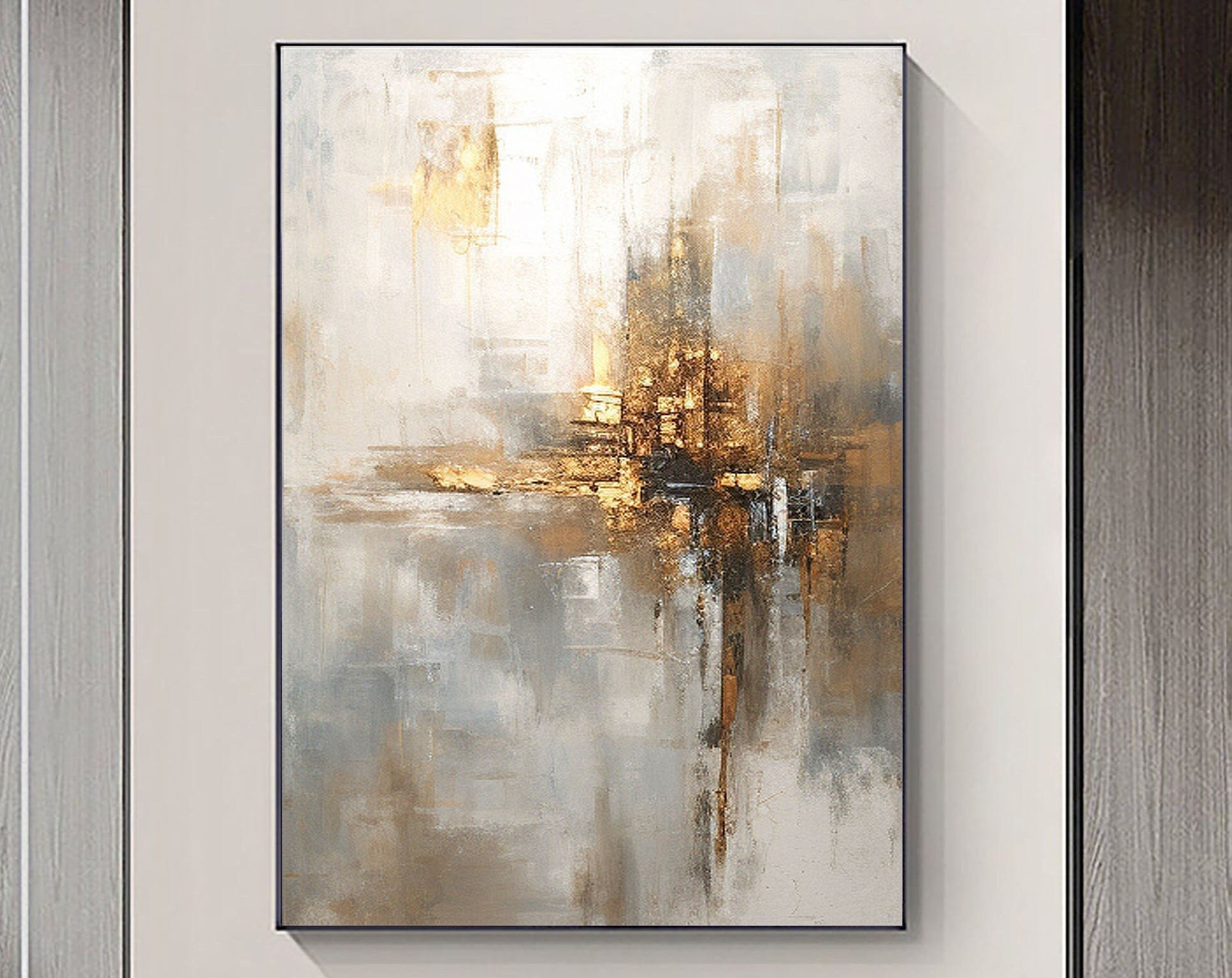 vipgallery Grey Minimalist Painting #CXA 006