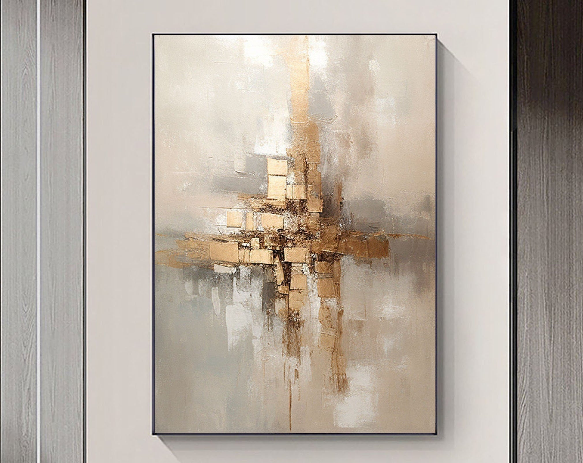 vipgallery Grey Minimalist Painting #CXA 005
