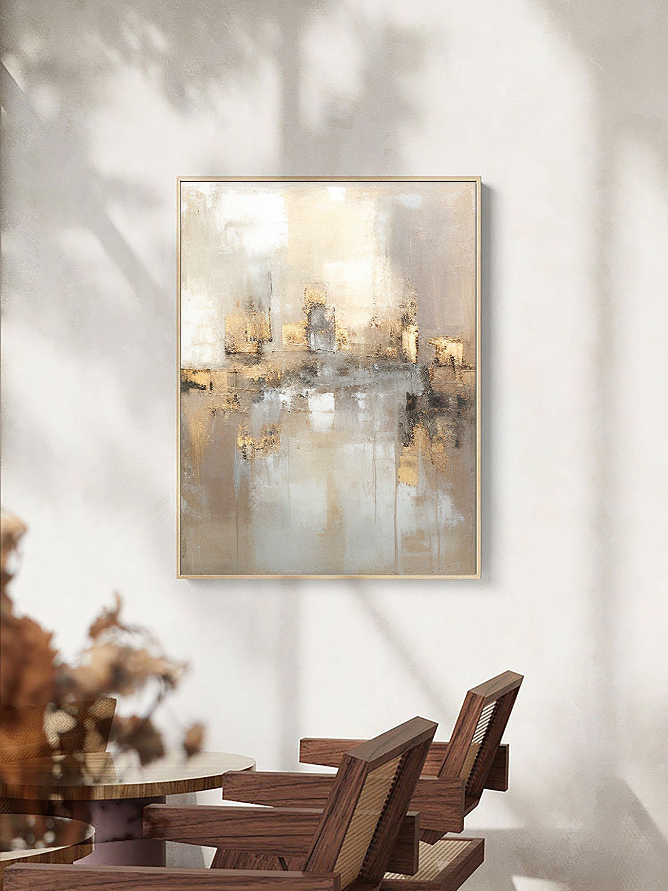 vipgallery Grey Minimalist Painting #CXA 003