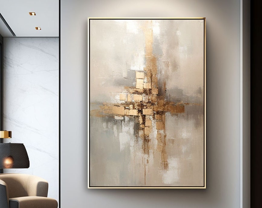 vipgallery Grey Minimalist Painting #CXA 005