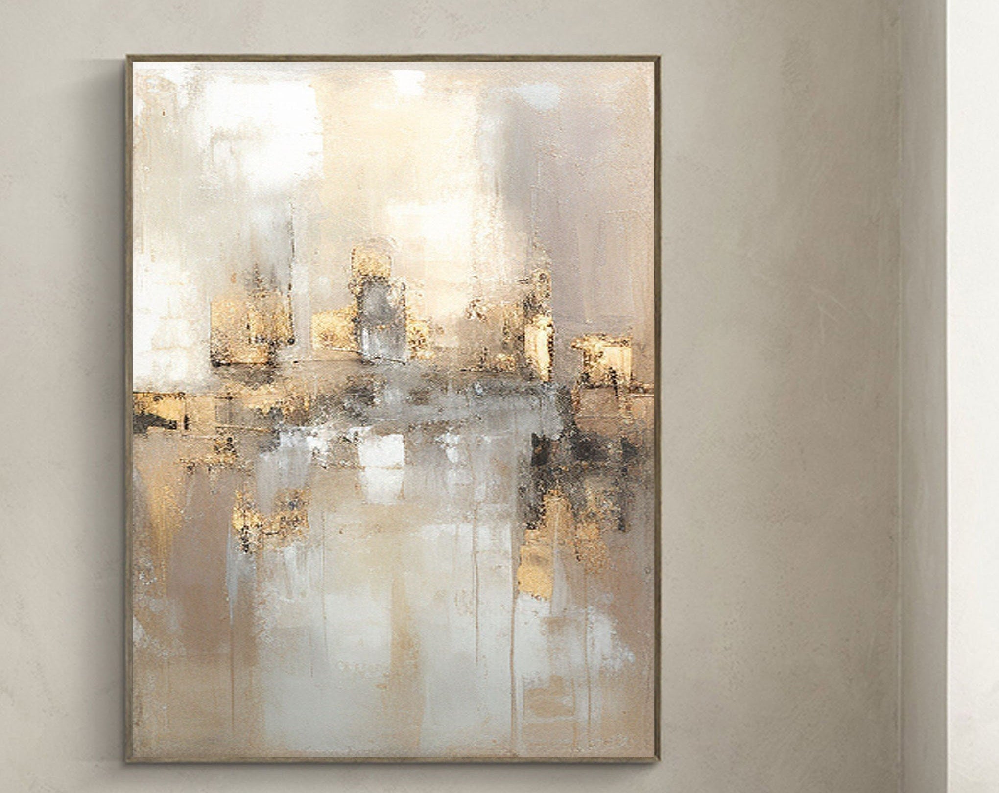 vipgallery Grey Minimalist Painting #CXA 003