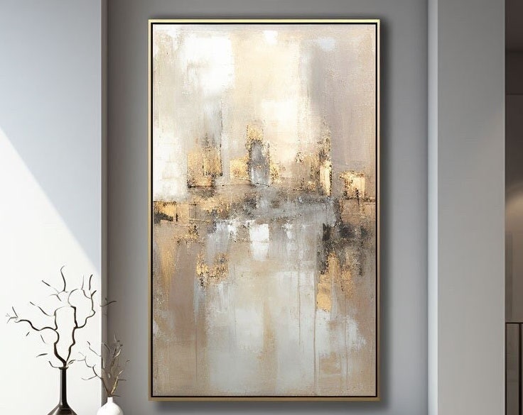 vipgallery Grey Minimalist Painting #CXA 003