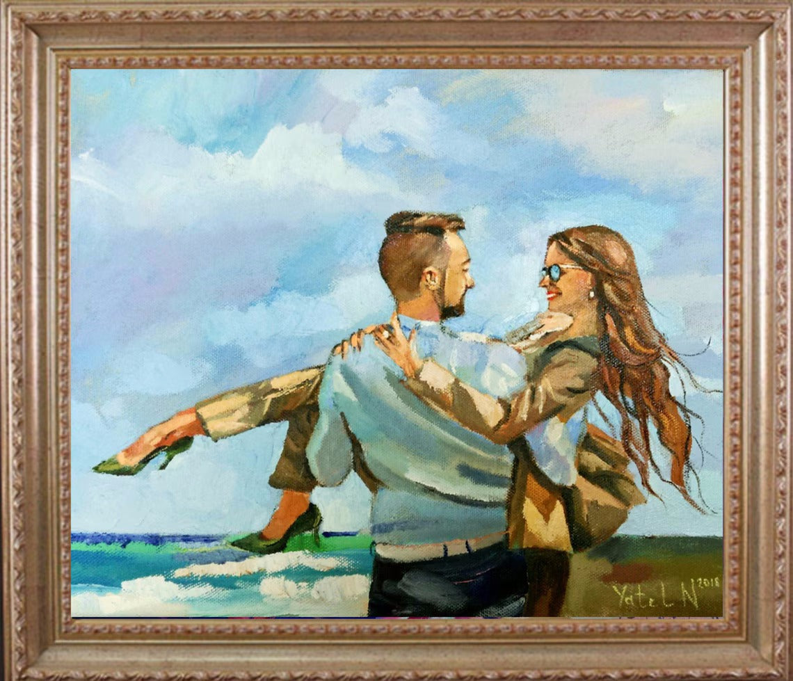vipgallery Custom Oil Painting Portraits from Your Photos - Family & Pets#1