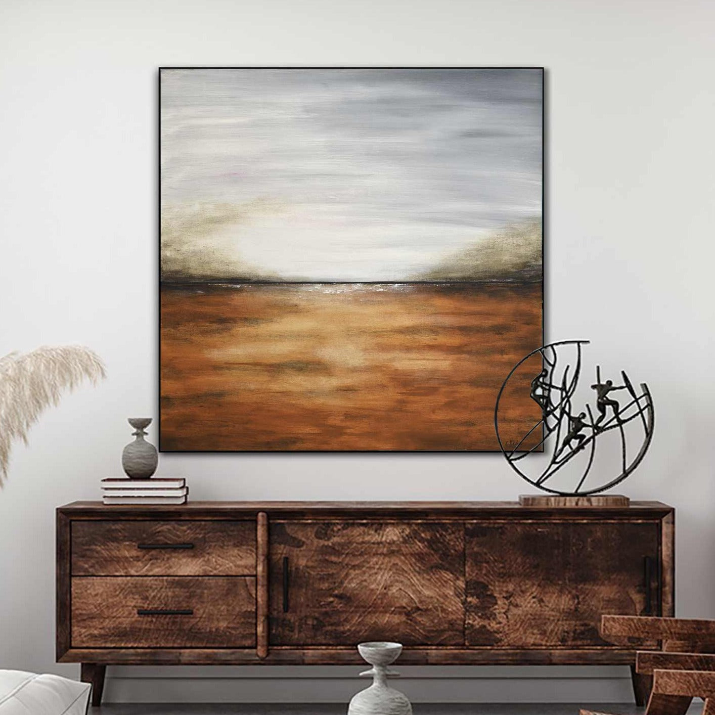 vipgallery Sienna Amber Landscape Oil Painting "The Change"