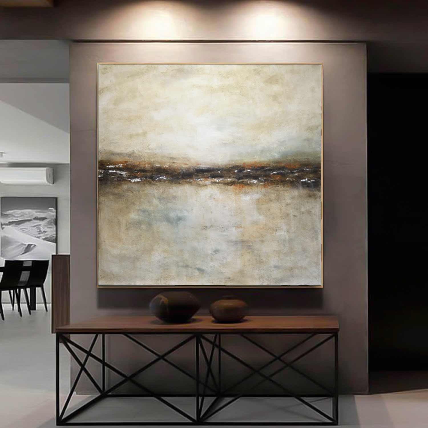 vipgallery Earth Tones XL Landscape Oil Painting "Dreaming the Journey"