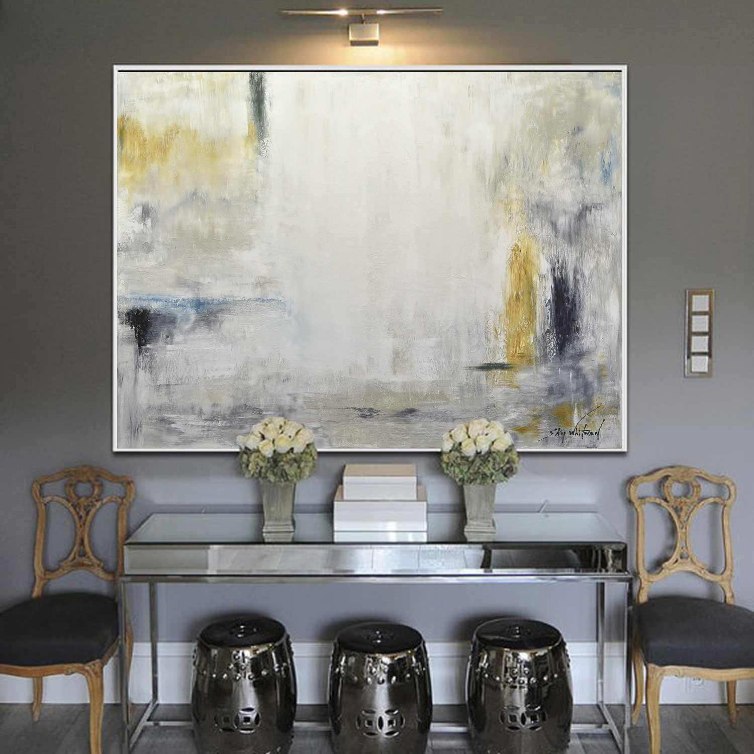 vipgallery Present Day Art Vibrant Abstract Painting "True Hints"